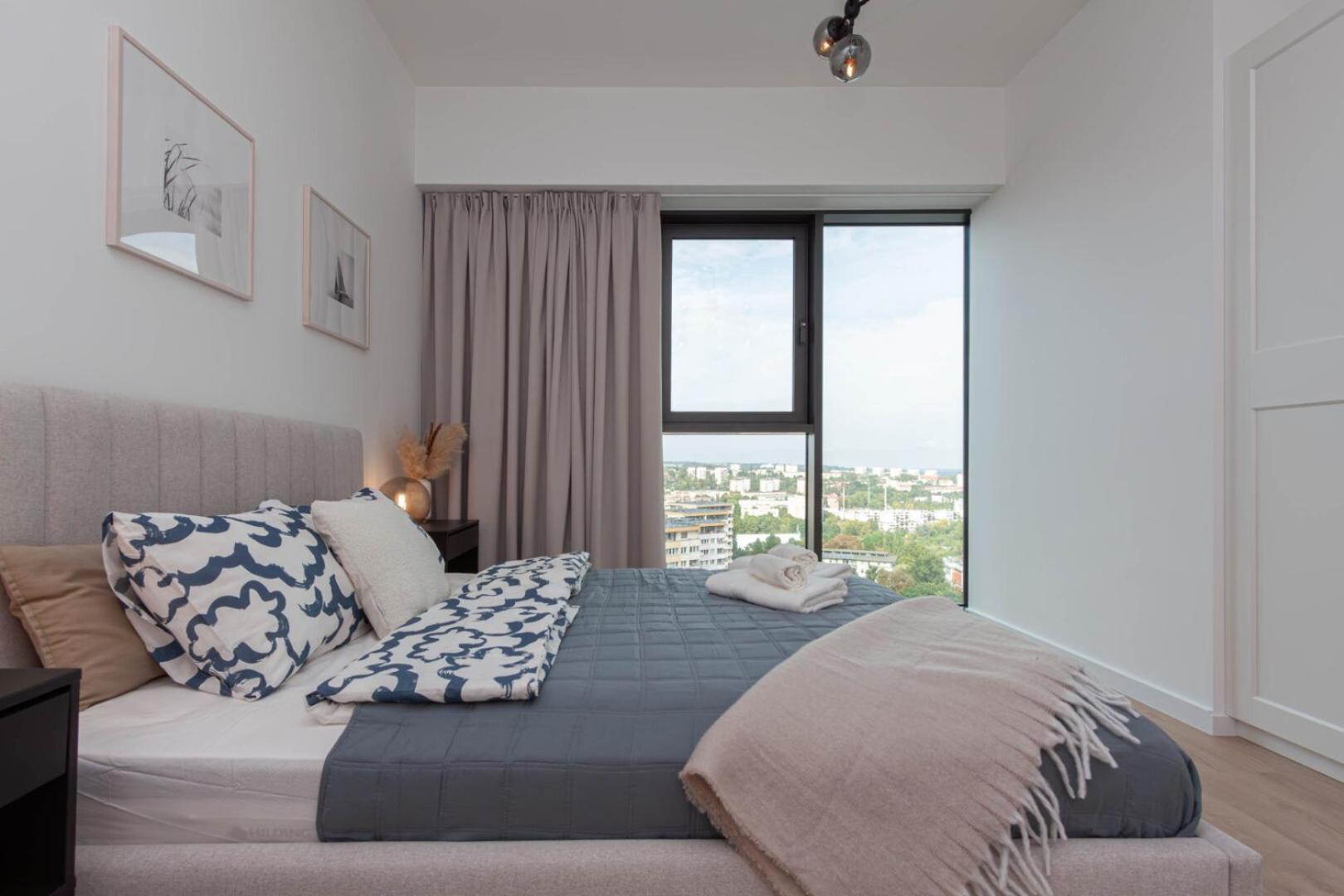 Apartly - Hanza Tower Apartament City View, Parking, Pool, Sauna Stettin Exterior foto