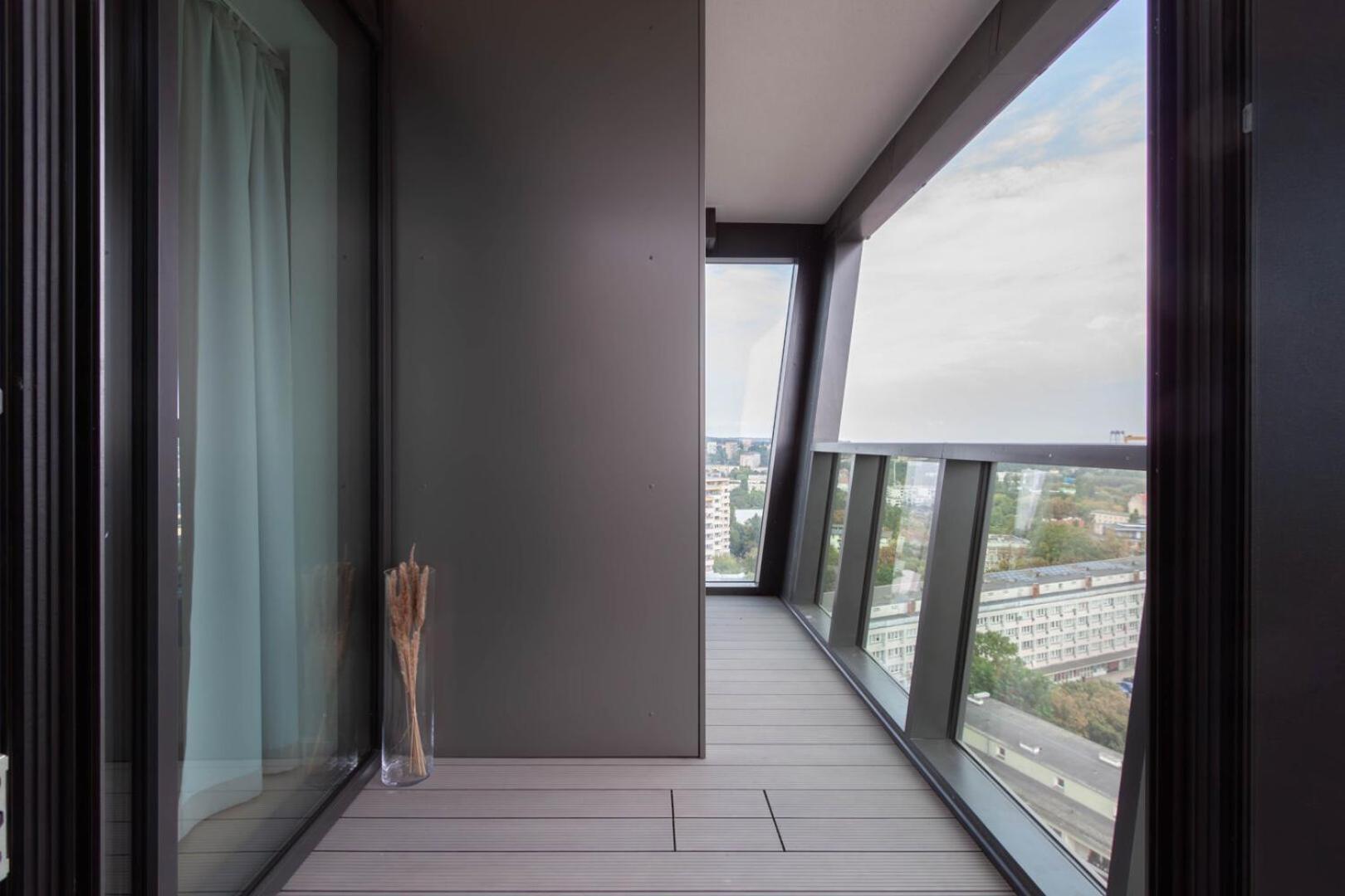 Apartly - Hanza Tower Apartament City View, Parking, Pool, Sauna Stettin Exterior foto
