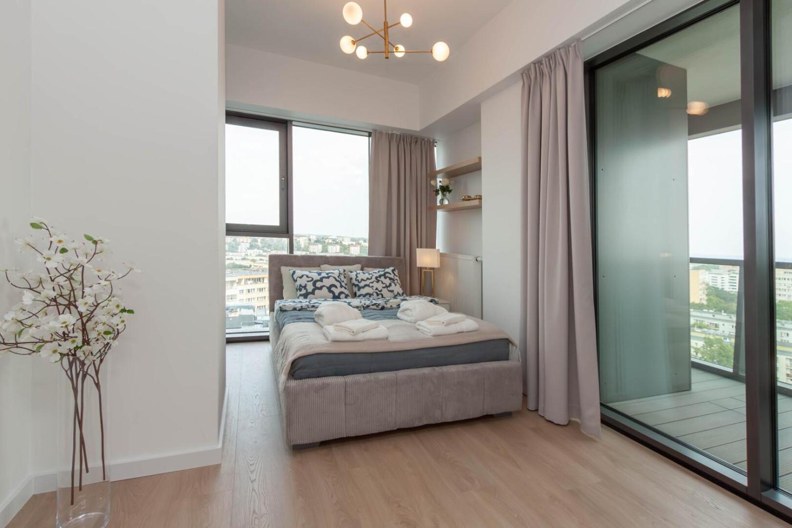 Apartly - Hanza Tower Apartament City View, Parking, Pool, Sauna Stettin Exterior foto