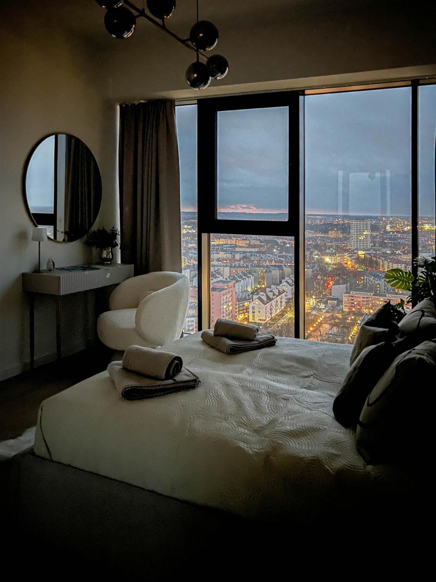 Apartly - Hanza Tower Apartament City View, Parking, Pool, Sauna Stettin Exterior foto